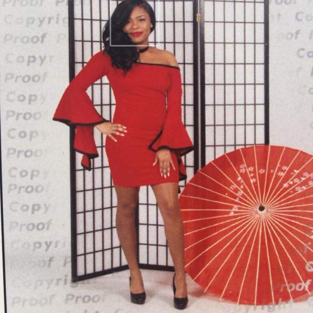 Red dress